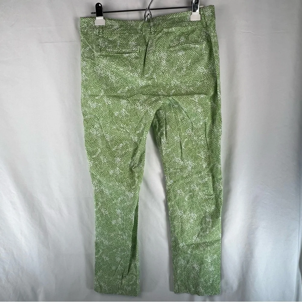 Charter Club Modern - Women’s Pants - Size 6 - Green and White Pattern - Picture 8 of 10